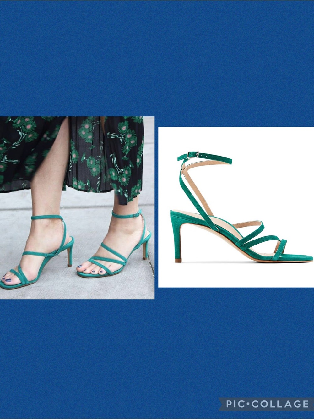 INEZ Sofia Strappy Heels Sandals